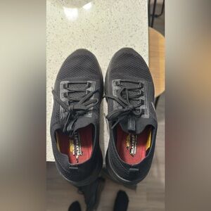 slightly worn work shoes!